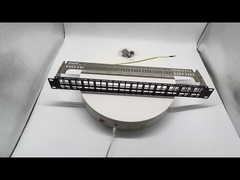 नेटवर्क उच्च घनत्व, 1U 48 पोर्ट क्षमता RJ45 अनलोड पैच पैनल