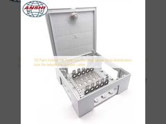 50 जोड़े इनडोर यूके प्रकार जंक्शन बॉक्स क्रोन टेलीफोन केबल के लिए कॉपर वितरण बॉक्स