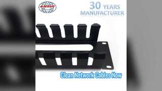 रैक केबल मैनेजर 1यू नेटवर्क व्यवस्थित करें