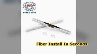 तेज़ FTTH फ़ाइबर कनेक्टर सेकंडों में स्थापित करें