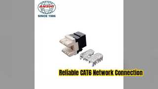 CAT6 UTP कीस्टोन जैक विश्वसनीय नेटवर्क केबल कनेक्टर