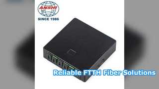 High Performance FTTH Fiber Optic PLC Splitter Box
