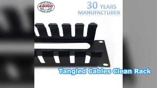 रैक केबल मैनेजर 1यू नेटवर्क व्यवस्थित करें