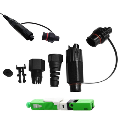 SC/APC Huawei Type Mini-SC Waterproof Fast Connector Reinforced Fiber Optic Connector Quick Connect