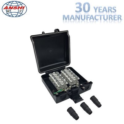 10 Paris Outdoor Telephone Distribution Terminal Block With Non - Protective STB Module for large telephone wire