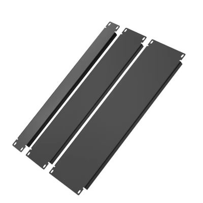 1.5mm Thickness Black 6U Cabinet with White 1U 2U 3U 4U Blind Panel Server Telecom Parts 1U 19'' Thickness