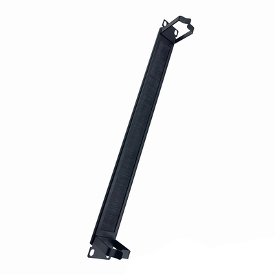 कोल्ड रोल्ड शीट 2 रिंग्स क्षैतिज केबल आयोजक 1u 19 इंच ANSHI XL-4020-3L-A